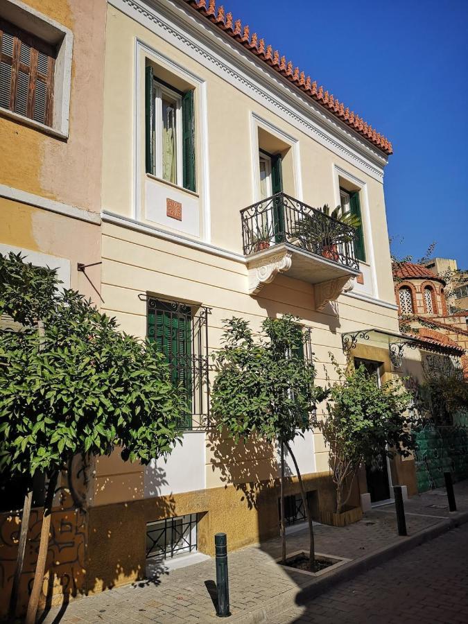 Psyri Neoclassical House With Yard Athens Luaran gambar